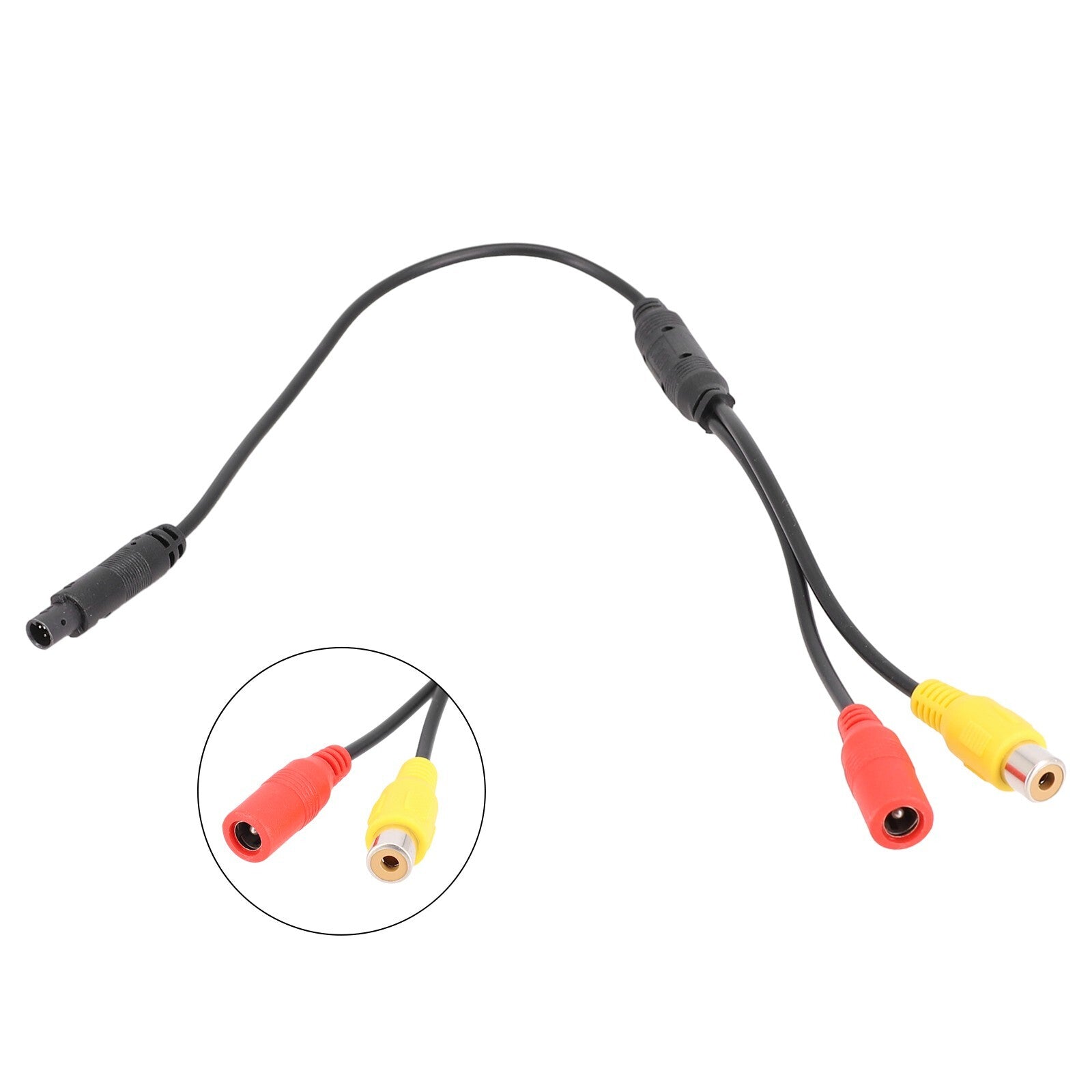 1-piece set of spare car rearview camera 4-pin connector adapter wiring harness accessories