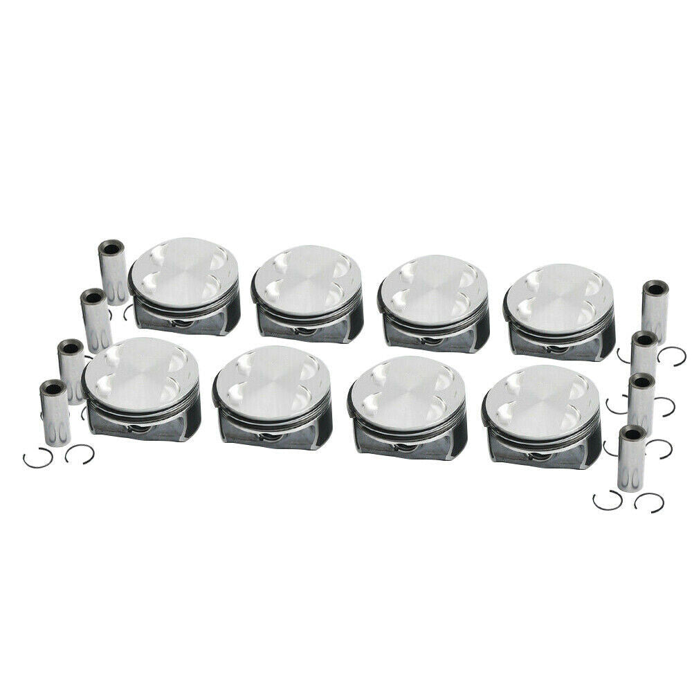 8x Pistons  Rings Set STD for BMW 550i 650i 750i X5 E63 E64 E53 E70 N62B48 4.8L
