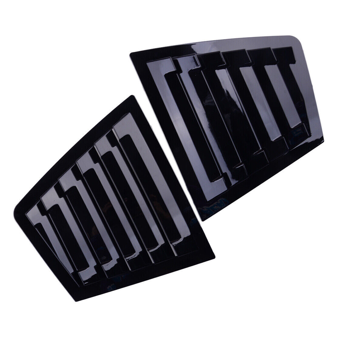 2pcs Rear Window Louver Shutter Vent Trim Fit for Chevrolet for Cruze 2009-15