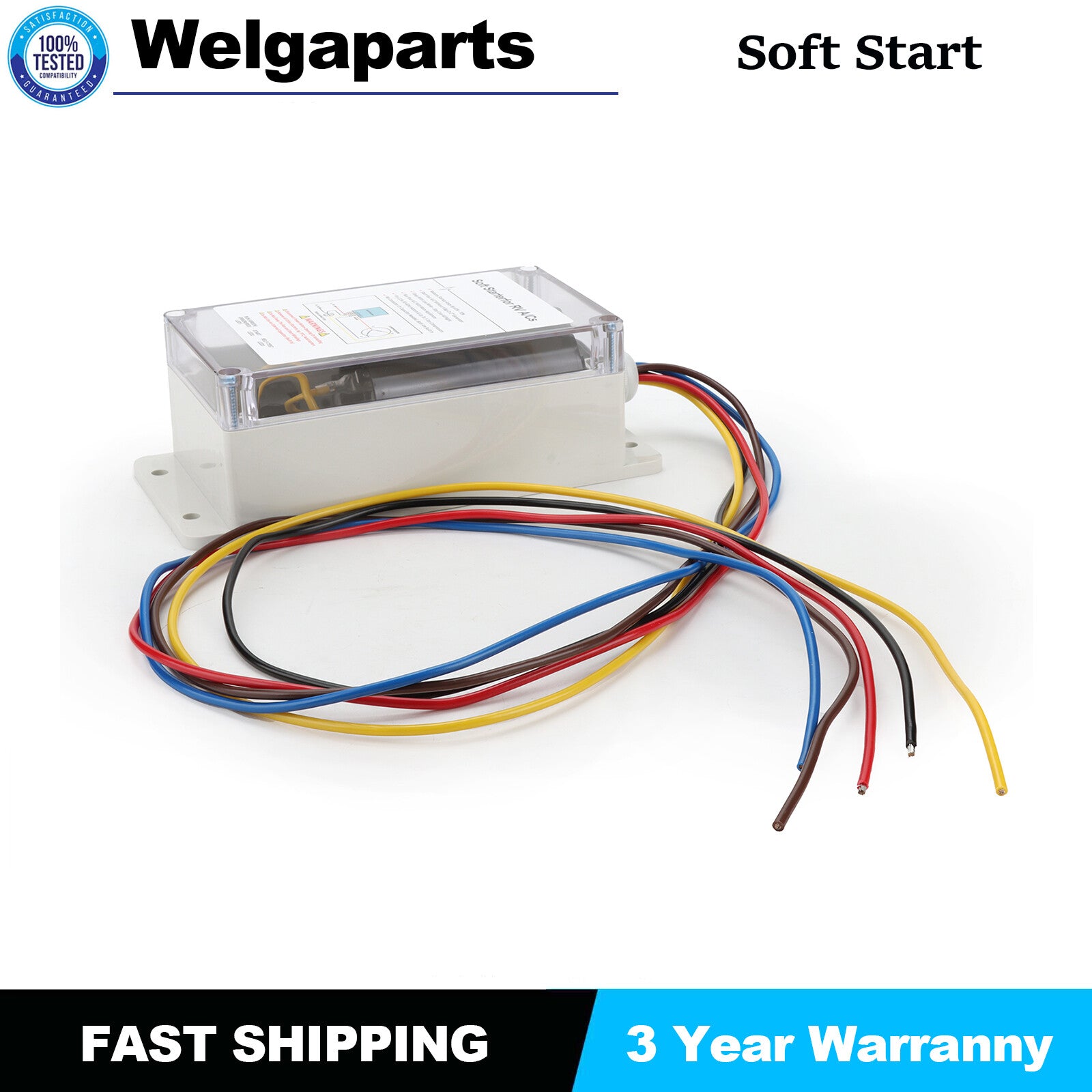 1PC Soft Start For RV for RV Air Conditioner Briidea Soft Starter White New