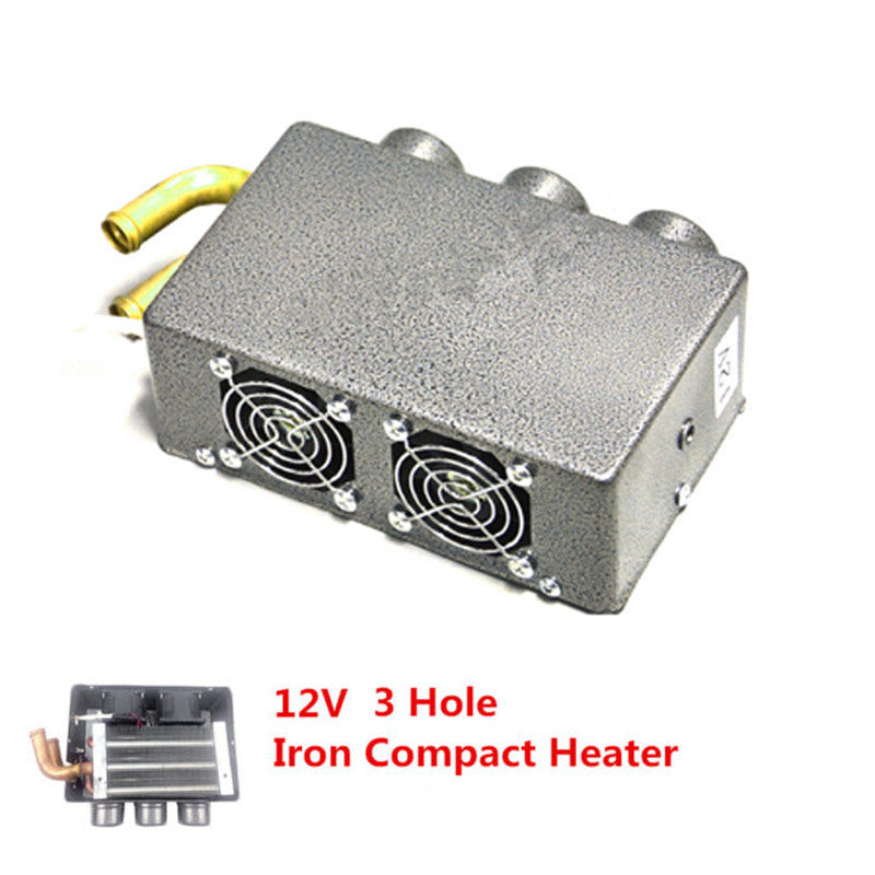 12V DC Portable Car Heating/Cooling Compact Heater, 3-Hole 80W Defroster n