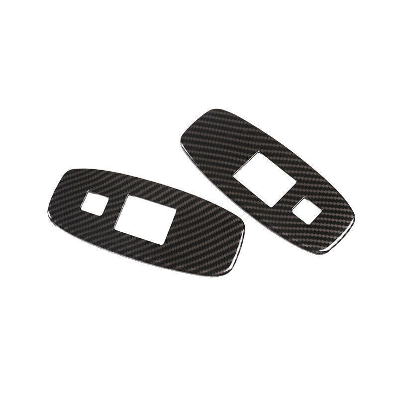 2X for Land Rover for Defender 20-25 Carbon Fiber Rear for Seat USB Connector Frame Trim