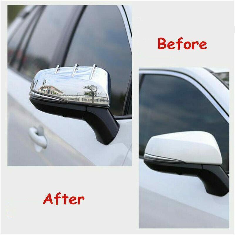 for Toyota for Sienna 21-24 Chrome Out Side Rearview Mirror Moulding Cover Trim 2PC