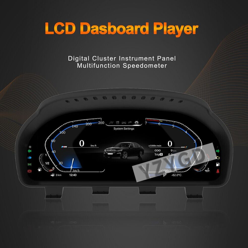 Digital LCD Cluster Instrument Speedometer 12.3 for BMW for X5 F15 X6 F16 2014-2017 Q
