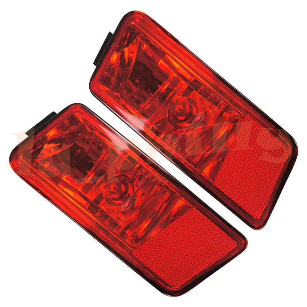 2pcs LH+RH Rear Bumper Reflector Brake Lamp Warning For 2009-11 for Dodge Journey