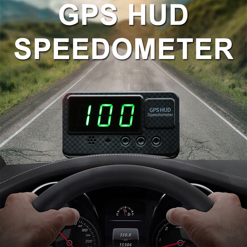 3-inch HUD Car Automatic GPS Speedometer Digital Display MPH KM/H Overspeed Alarm n