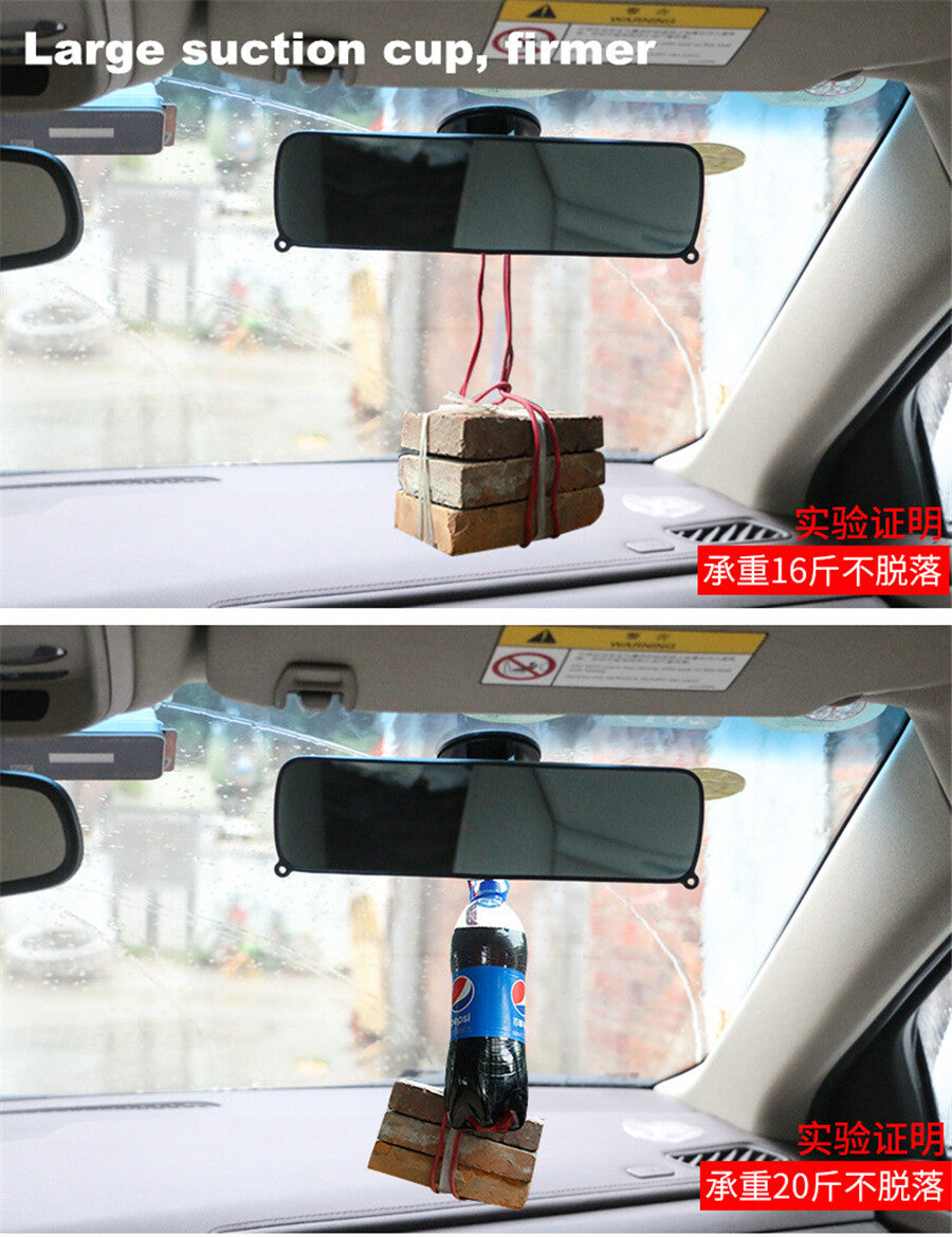 Car Truck Boat Interior Rear View Mirror Wide Suction Cup Mirror Anti-glare