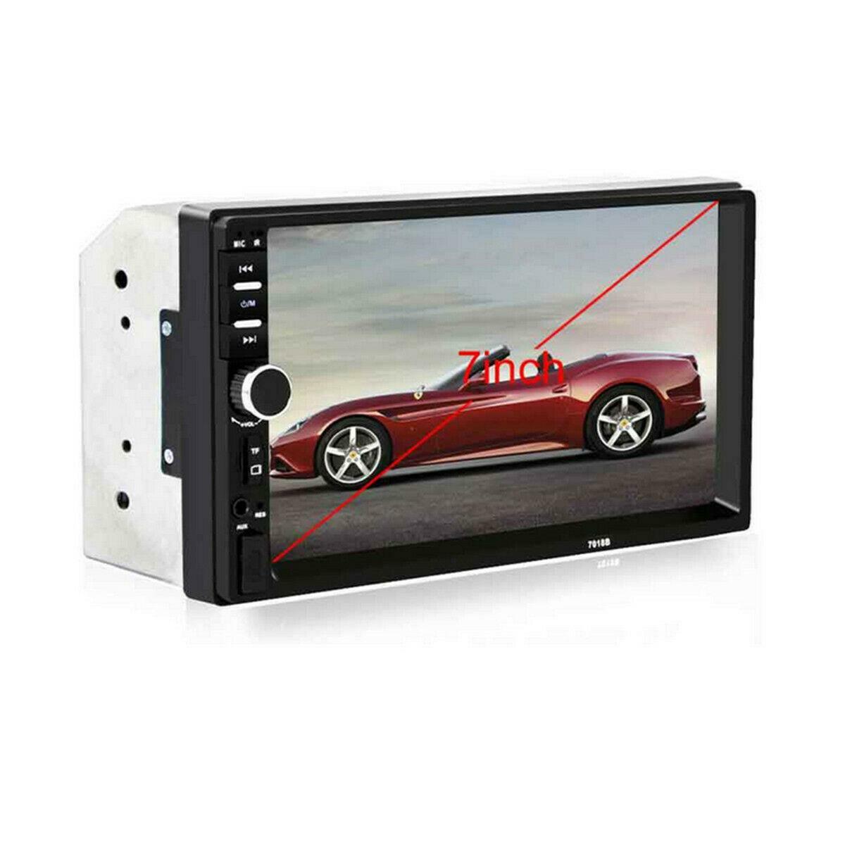 Car 2DIN 7-inch Stereo Radio MP5 Player with Bluetooth HD Touchscreen and Rear Camera n