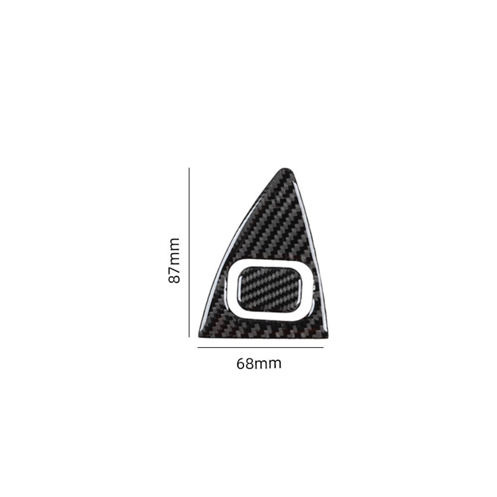 2X Carbon Fiber Interior Trunk Release Button Cover Trim for Acura TSX 2009-2014