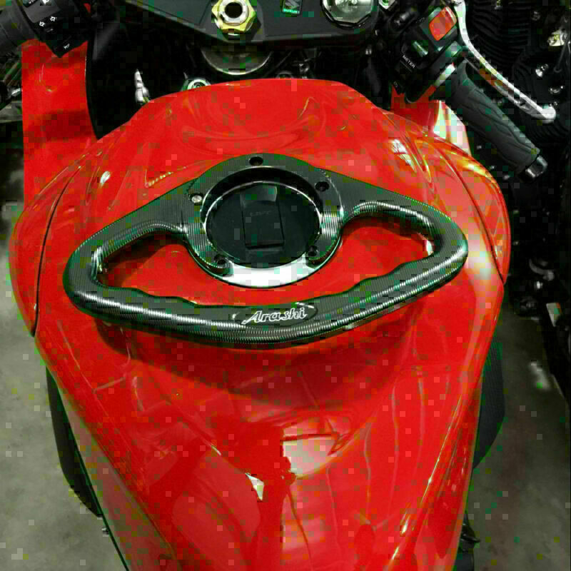 Passenger Tank Grab Bar Handle for Suzuki GSXR 600 750 1000 1300 Hayabusa Black Q