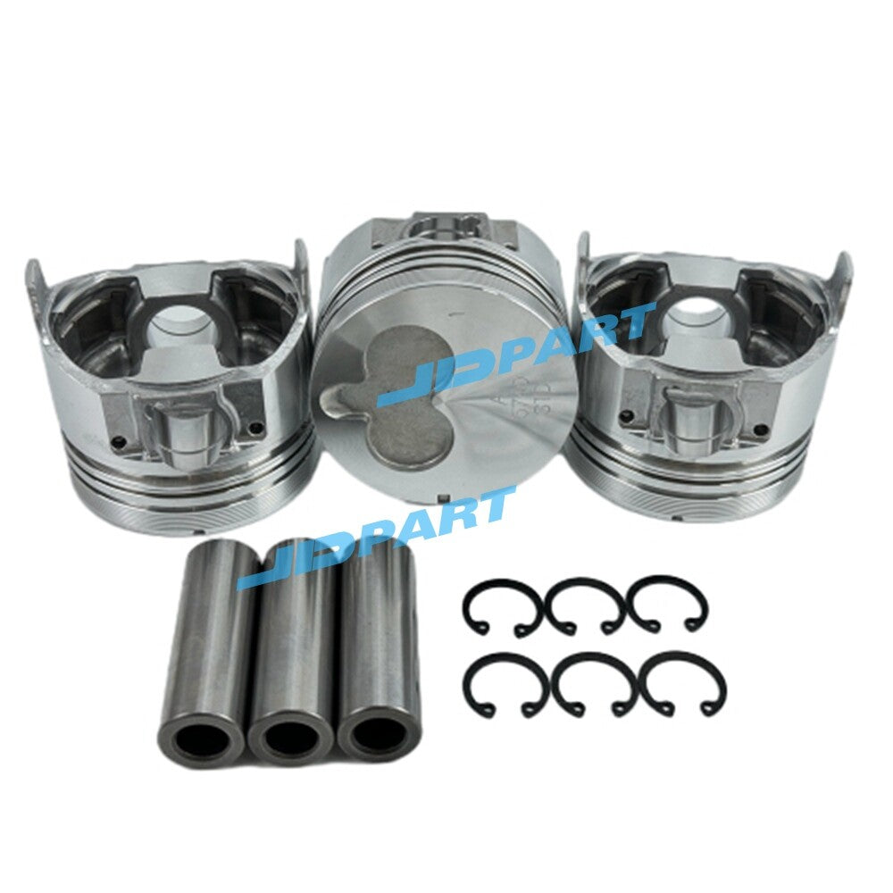 3-piece pack of 3LB1 piston pins for Isuzu excavator engine parts -