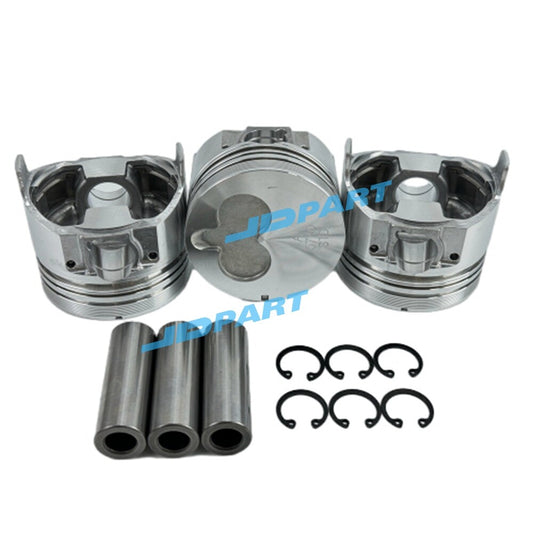 3-piece pack of 3LB1 piston pins for Isuzu excavator engine parts -