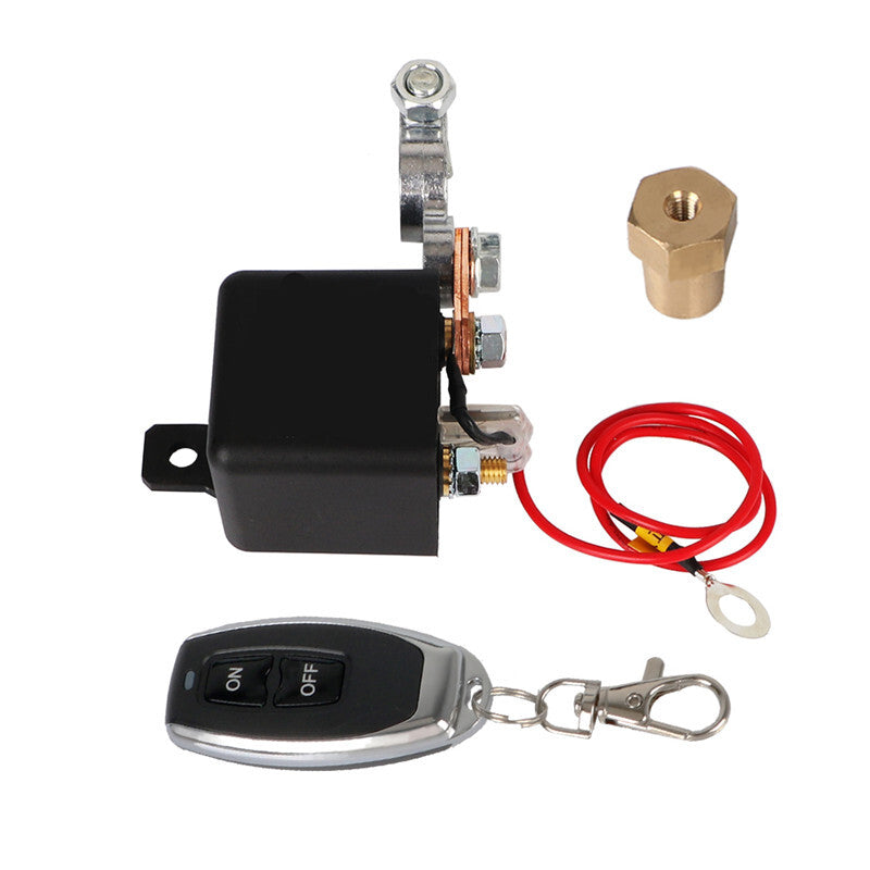 Car Battery Disconnect Switch Start Relay Wireless Remote Circuit Cut Off 200A