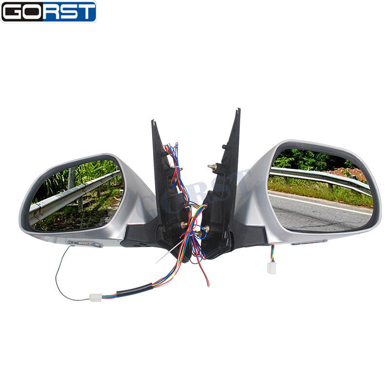 for Hiace Sliver Electric Reflector Rearview Mirror Exterior Led Light v