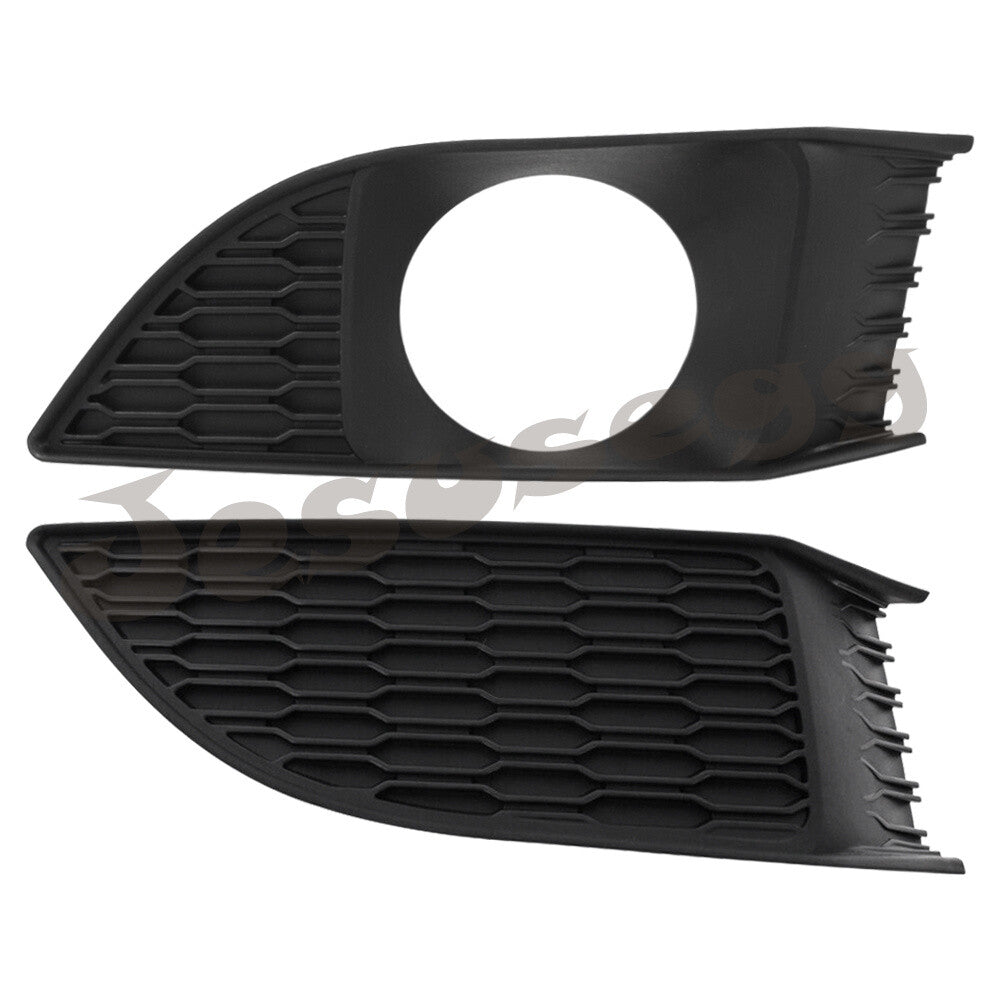 Pair Fit 2011-14 for Dodge for Charger Left+Right side Fog Lamp Cover Bumoer Grill Bezel