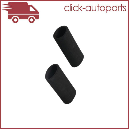 2pcs Black Motorcycle Anti Vibration Slip-on Foam Grip Handlebar Cover Q