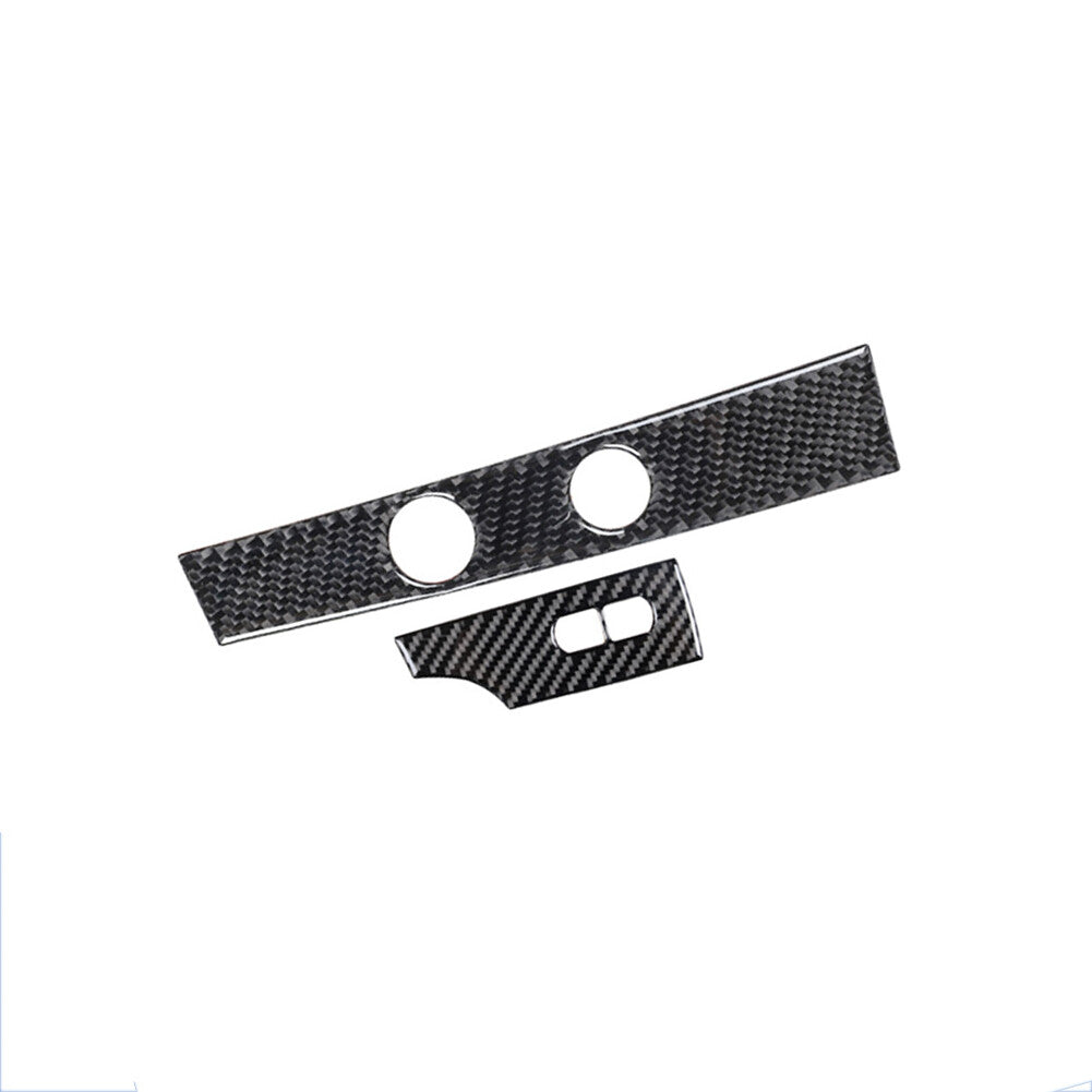 4Pcs Red Carbon Fiber Interior Door Handle Trim Cover for VW for Golf MK7 2014-2019 v