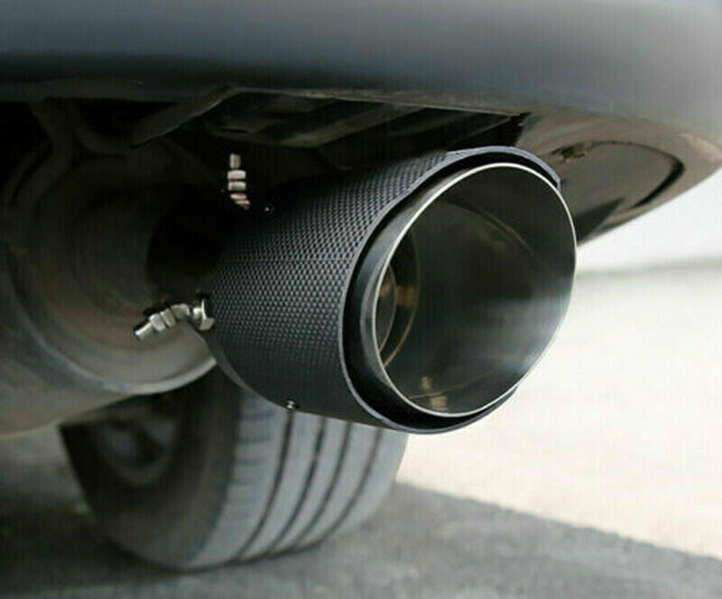 for Toyota Highlander 20-23 Carbon+Steel Exhaust Muffler Tail Pipe Tip Tailpipe