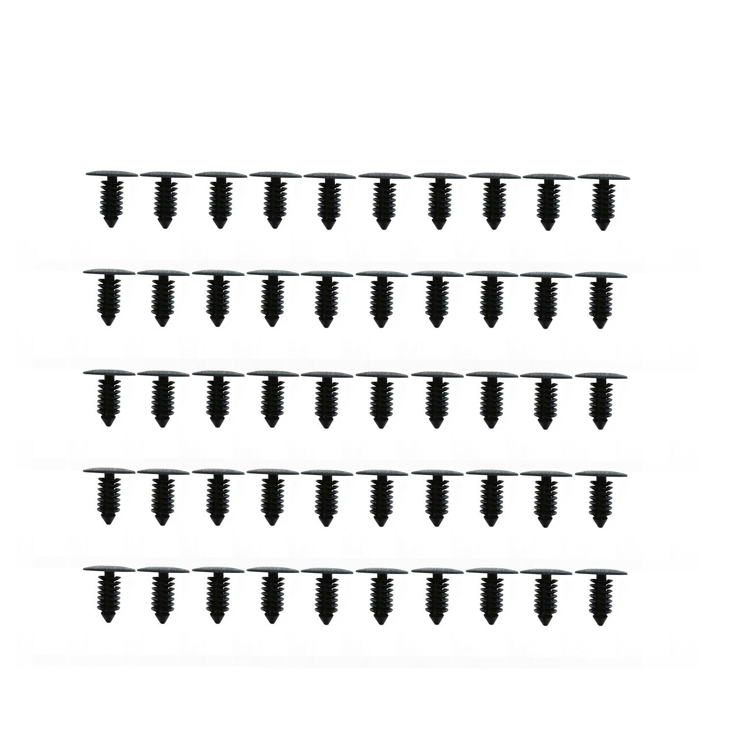 50pcs Car Bumper Fastener Rivets Push Clips Fender Retainer Buckle v