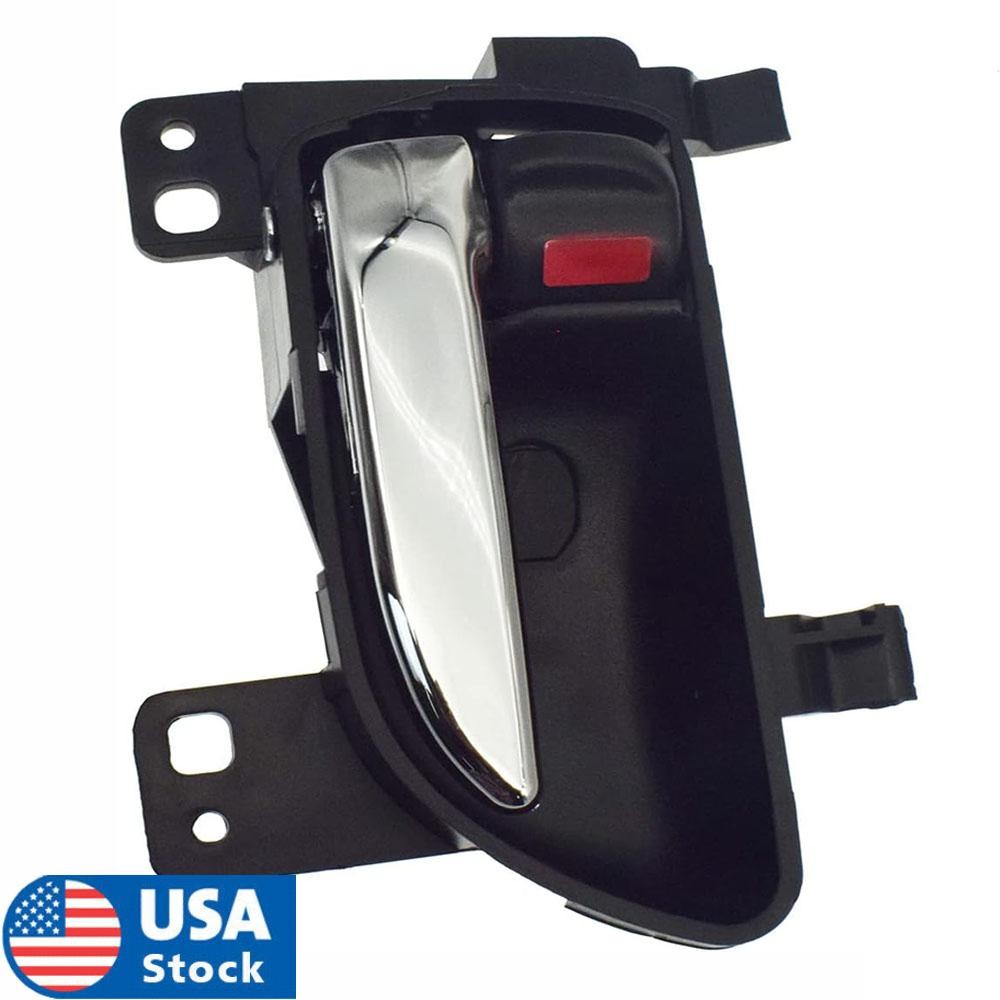 Car Inside Left Door Handle Black with Chrome Lever for Subaru for Forester for Impreza Q