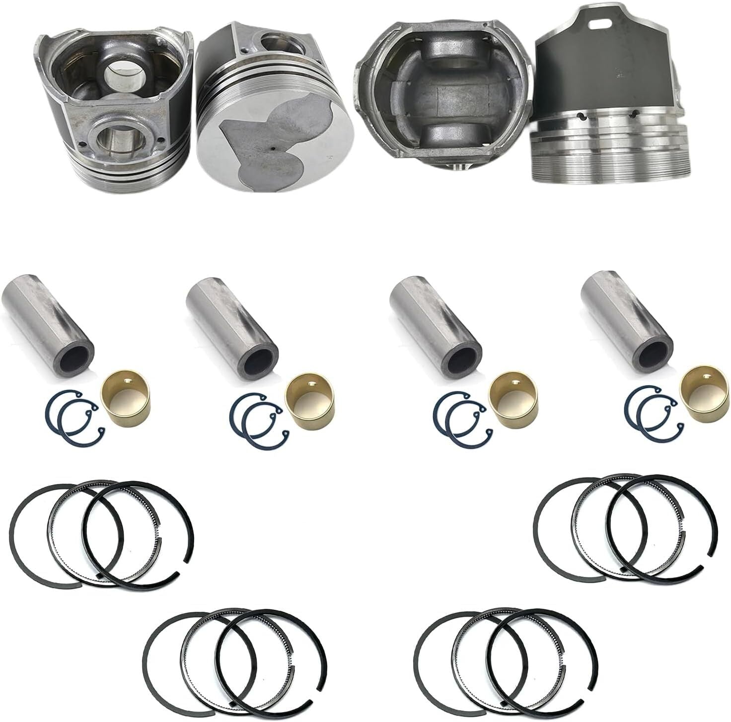 Engine Overhaul Rebuild Mast 83mm / Mast 21mm Kit compatible with for Audi for VW 1.8 TSI CDA 14957 B
