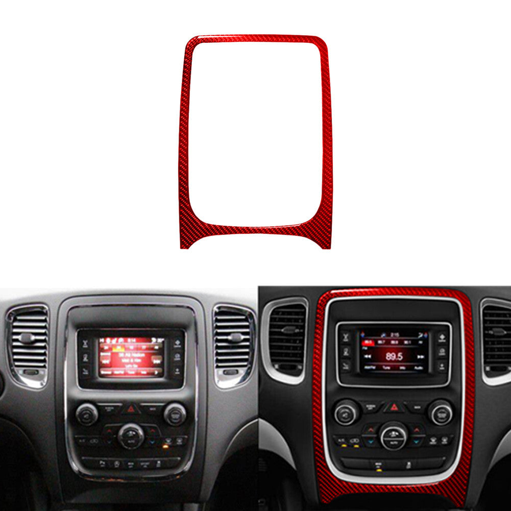 2Pcs Carbon Fiber Rear Door handle Cover Trim for Dodge for RAM 1500 2009-2012 v