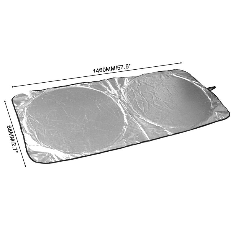 Portable 150×70 cm Car SUV Sunshade Front Window Sunshade Folding n