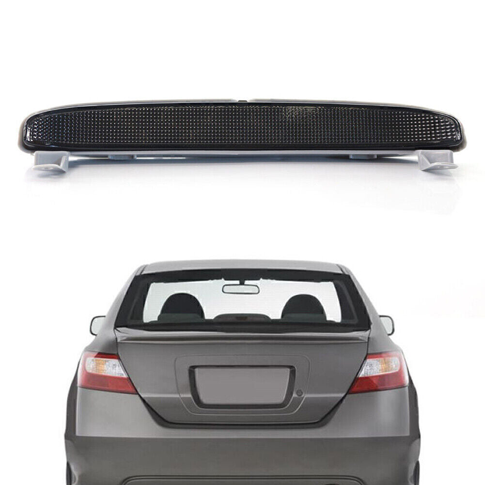 High Mounted 3rd Third Brake Light Lamp for Honda for Civic EX Coupe 2006-2011 Black Q