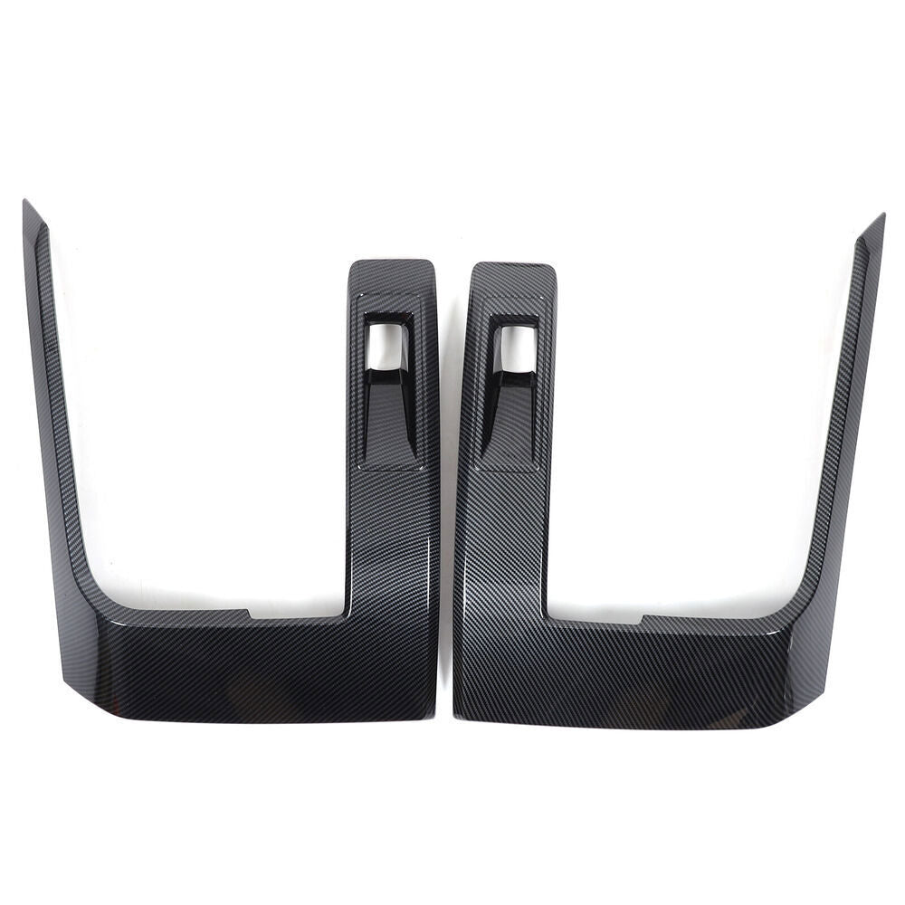For L200 2024-2025 Carbon FIber ABS Front Grille Side End Panel Cover n