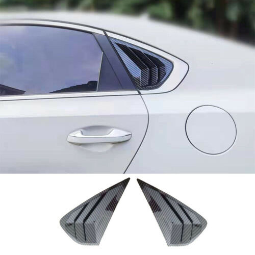 2019-2021 Carbon Fiber Side Vent Window Scoop Louver Cover 2pc for Kia Forte K3