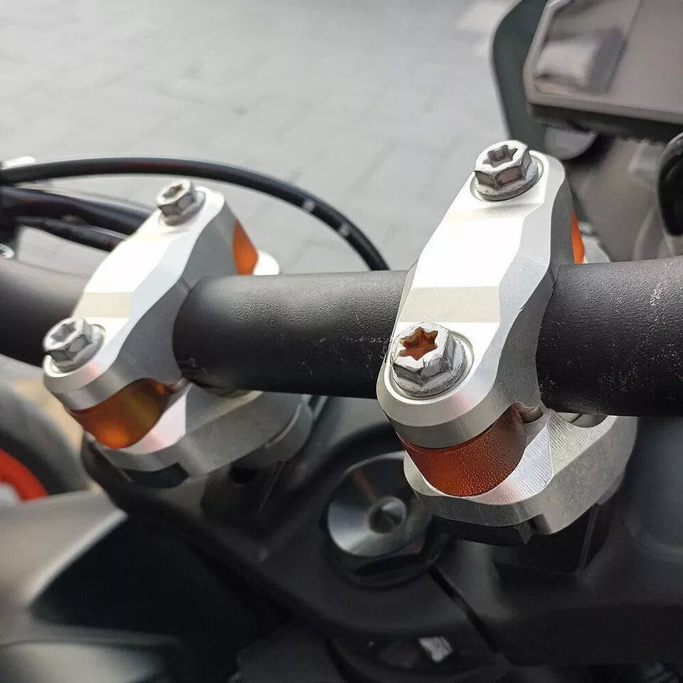 For 690 Duke 790 ADV 1290 Super ADV Handlebar Riser 28MM Clamp Extend Adapter