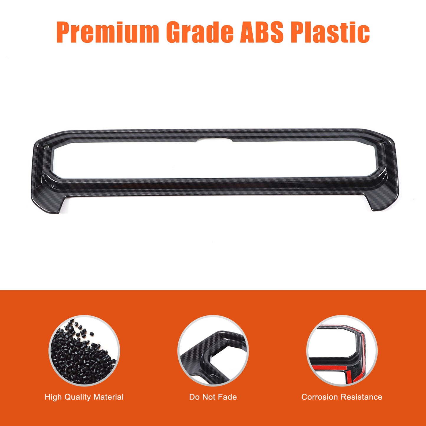 Carbon fiber central air vent socket cover for Land Cruiser Prado LC250 2024+- n