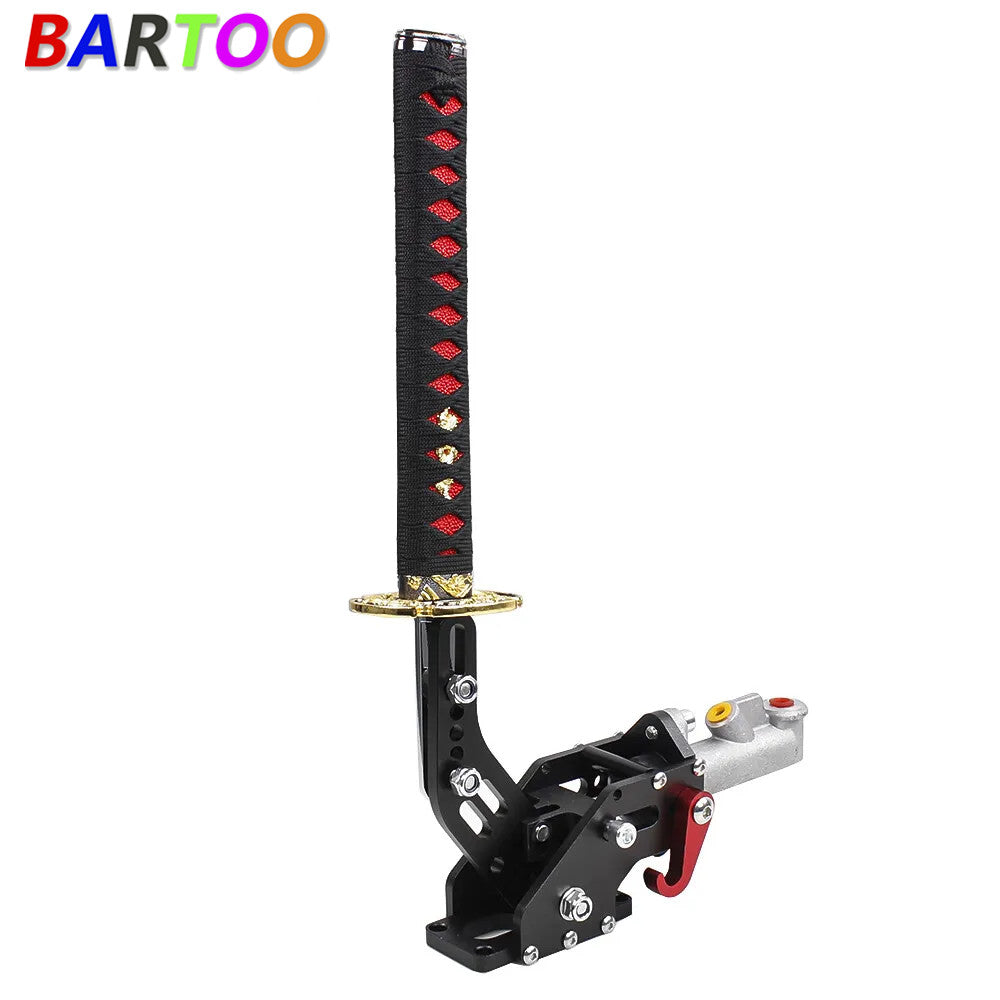 Car Auto Parking Drifting Hydraulic Handbrake Black Samurai Sword Hand Brake Q