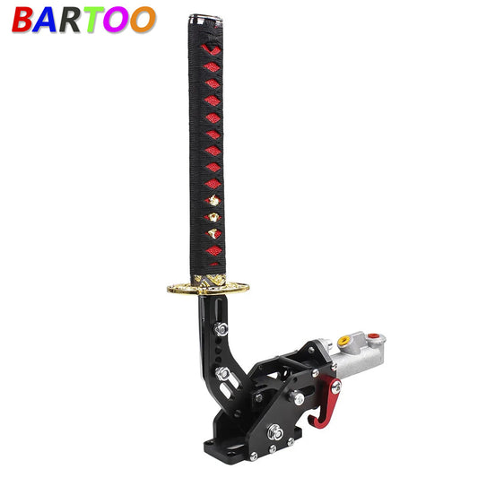 Car Auto Parking Drifting Hydraulic Handbrake Black Samurai Sword Hand Brake Q