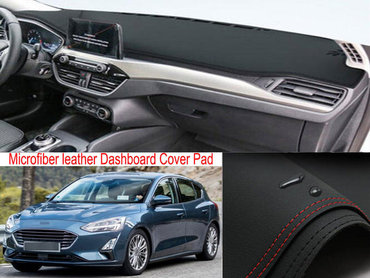 PU leather Dashboard Dash Mat Non-slip DashMat Sun Shade for Ford Focus 19-2021