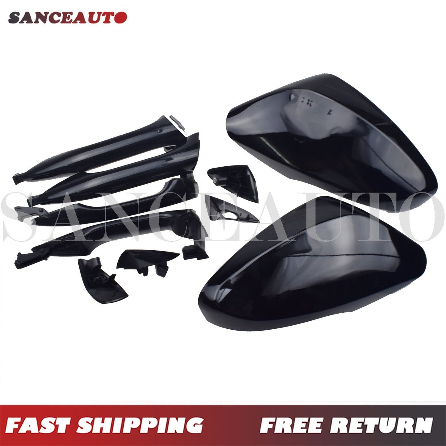 Suitable for 11-16 for Hyundai for Elantra side turn signal mirror covers and door handles. n