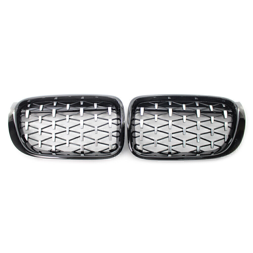 Diamond Meteor Latest Style Front Kidney Grille Fit for BMW X3 F25 /X4 F26 2014-2017