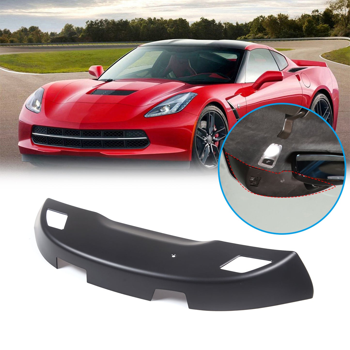 ABS glossy black exterior tailgate handle cover decoration suitable for Tacoma 2024- v