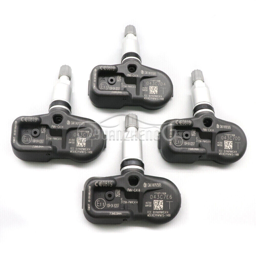 New TPMS tire pressure sensors (4x) for Titan XD 16-21 40700-EZ00A 433MHz. v