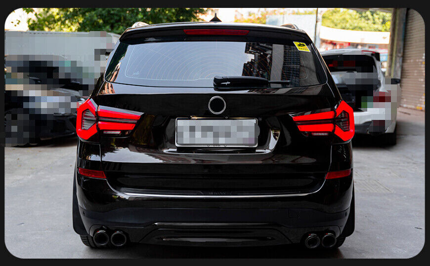 LED taillights and rear brake sequence applicable to for BMW X3 F25 2010 - 2017 turn signals Q