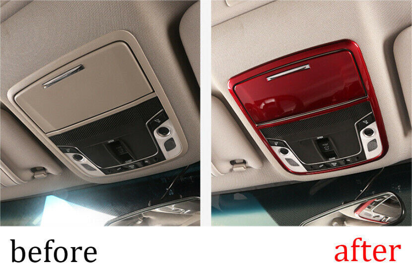for Honda Accord 10TH 2018-2022 Red Inner Front Reading Light Lamp Cover Trim 2P