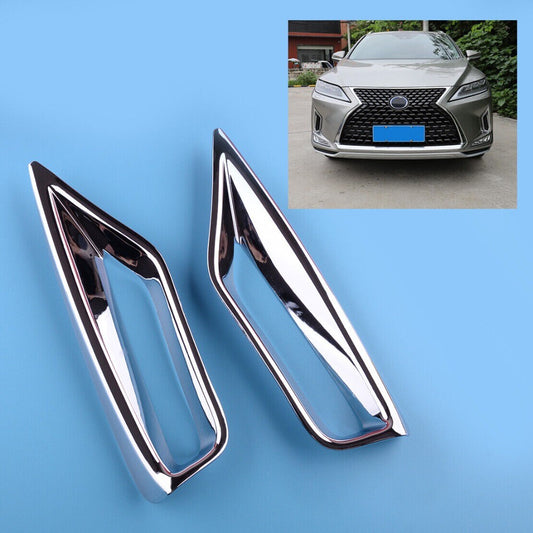 Chrome Fog Light Lamp Bezel Trim Fit for Lexus RX300/RX350/RX450h 2020-2021 New n