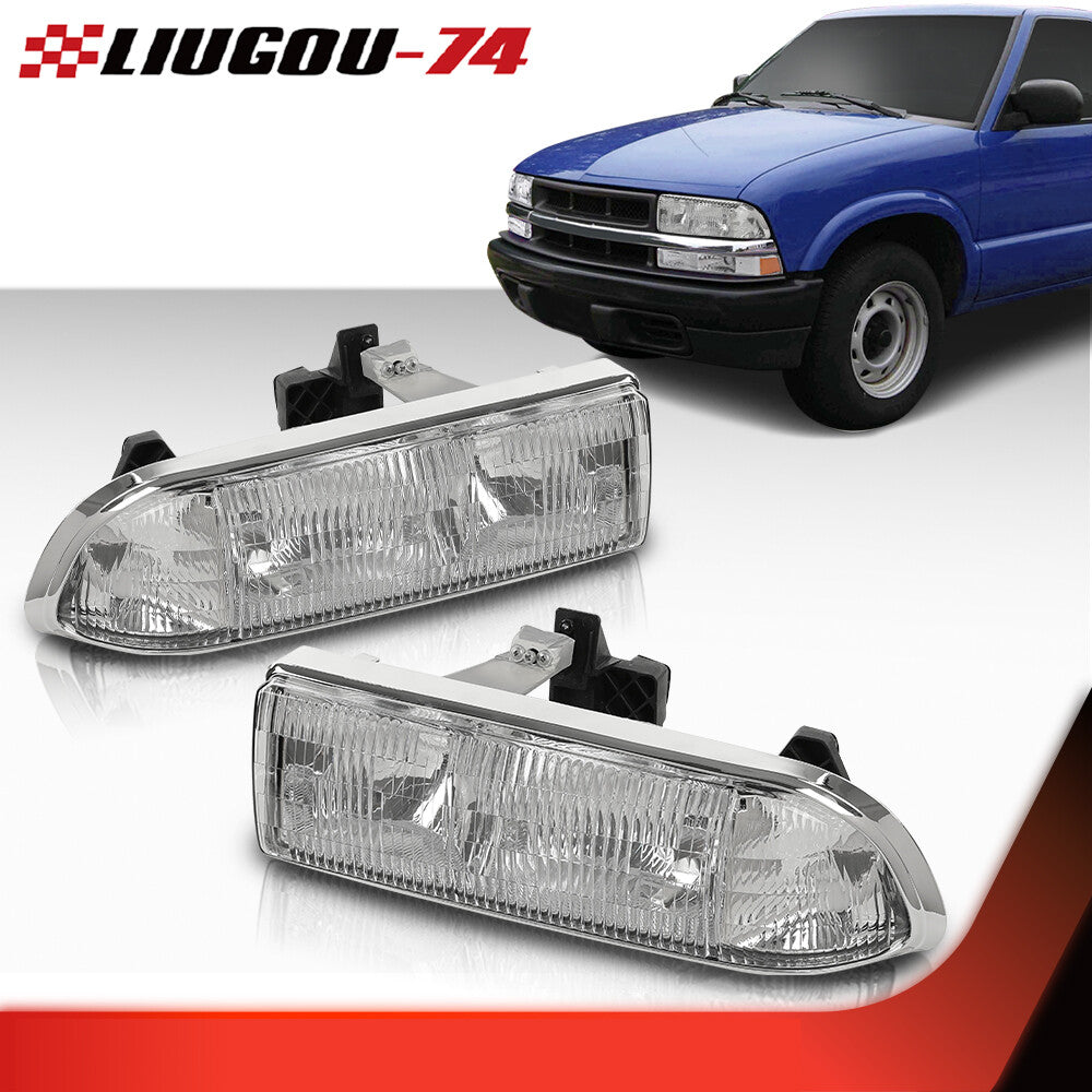 Suitable for 98-05 for Blazer headlight headlight assembly kit 98-04 S10 left and right - v