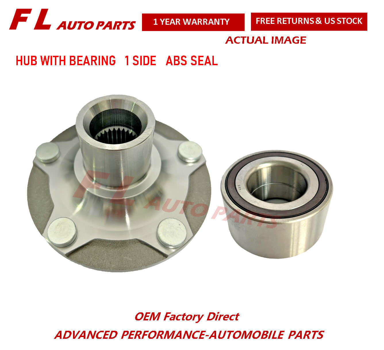 for Suzuki SX4 2007-2013 Front Wheel Hub  Bearing 1 Side 43420-80801