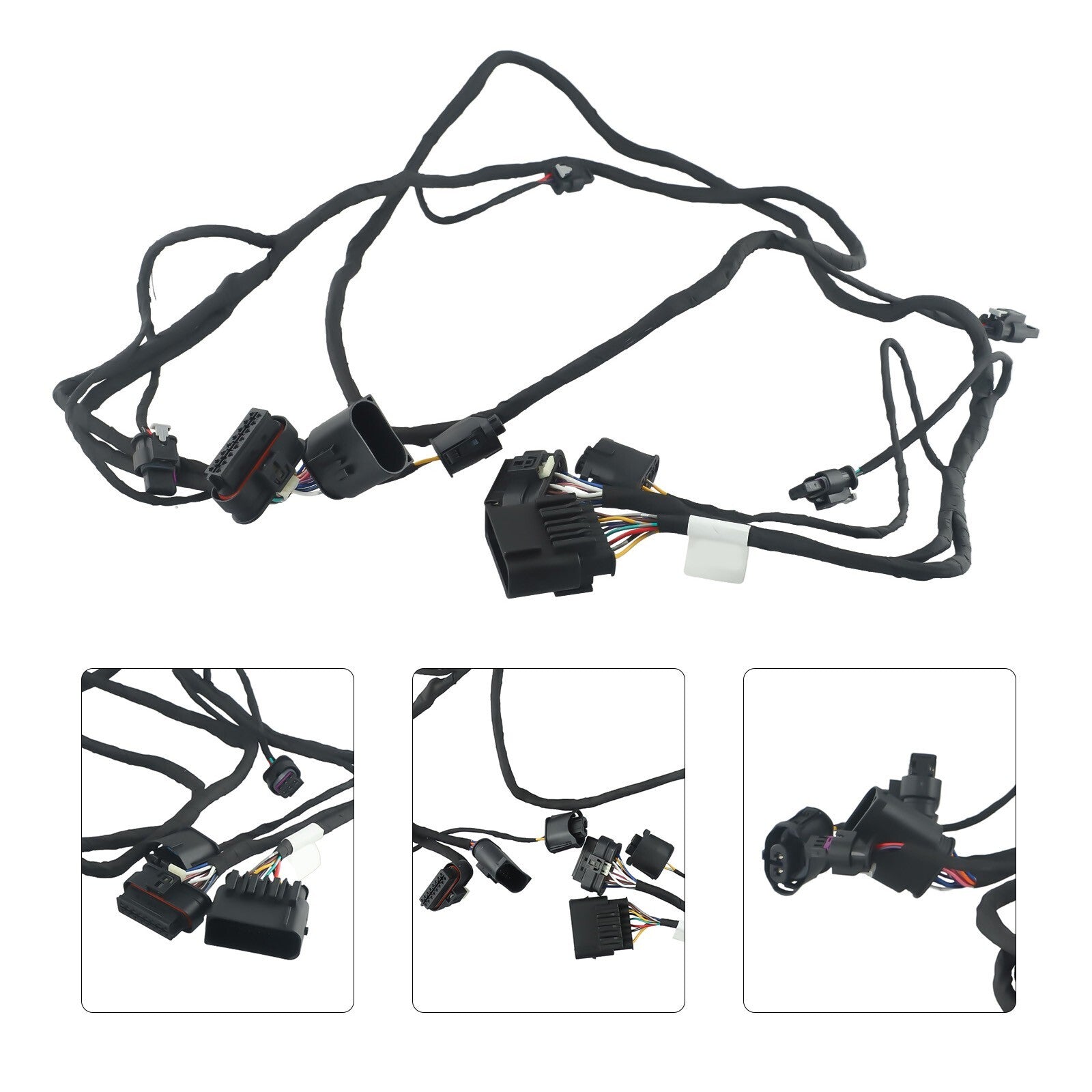 Sun visor repair kit, black sun visor for Jeep for Wrangler JK JKU parts, left and right. Q