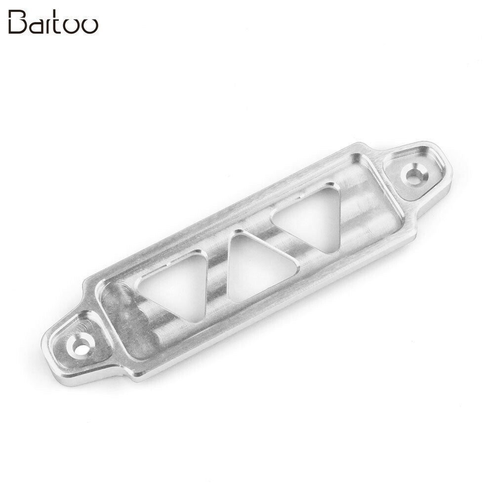 Silver Billet Aluminum Battery Tie Down Mount Bracket Holder Bar Q