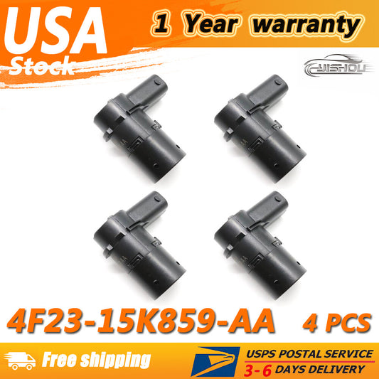 (4)for Ford F250 F150 Reverse Bumper Backup Assist Parking Sensor 4F23-15K859-AA