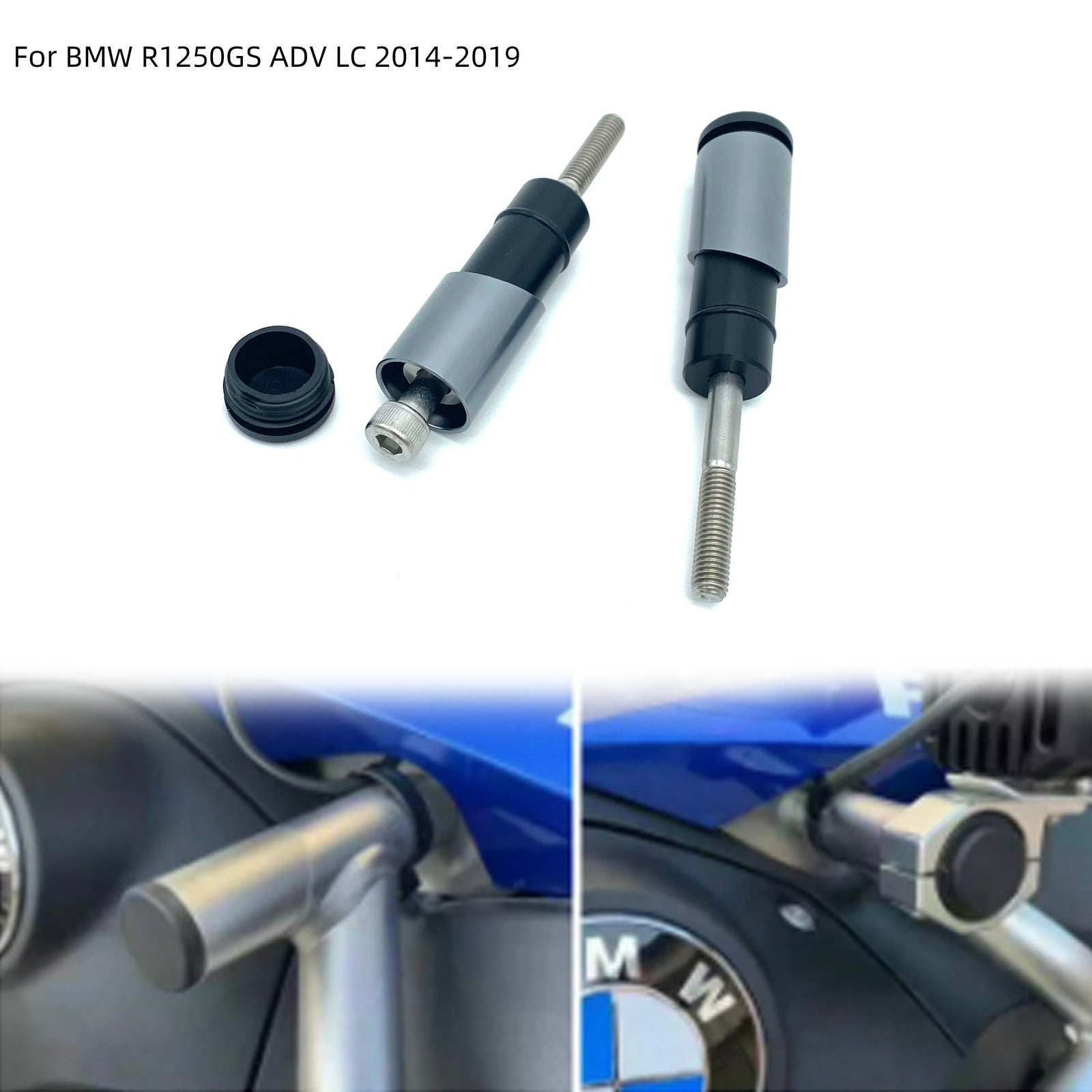 Spotlight Bracket Fog Driving Light Crash Bar Guard Mount for BMW R1250gs Adv