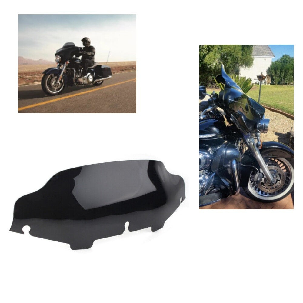 Windshield Windscreen 8 Black for Harley Touring Street Electra Glide Tri 96-13