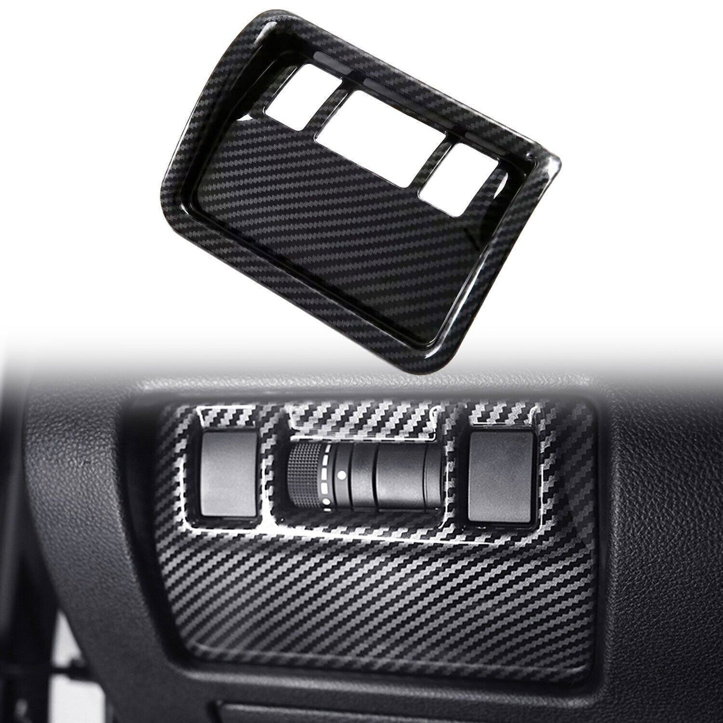 for Subaru Crosstrek 2024-2025 ABS Carbon Car Interior Dash Kit Full Set Cover n